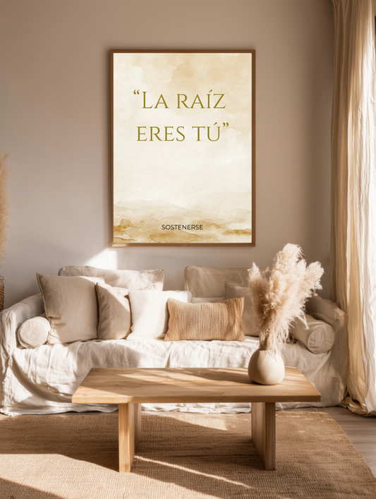 La raíz eres tú (Sostenerse)